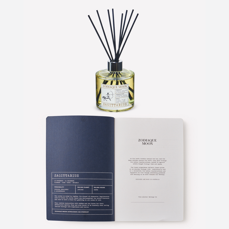 Gift Set: Luxury Zodiac Scented Diffuser and Journal